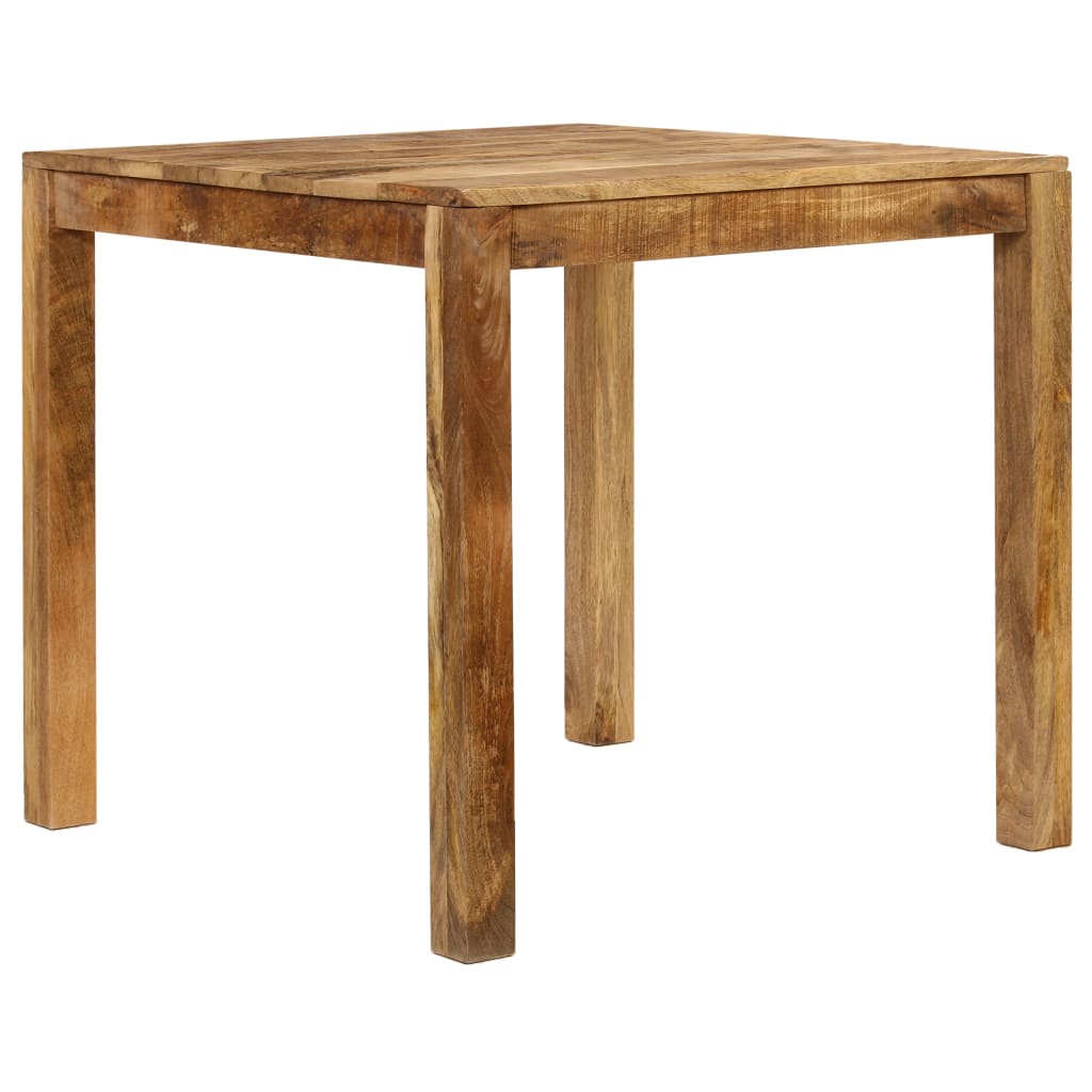 Mesa De Comedor De Madera Maciza De Mango 82x80x76 Cm_1