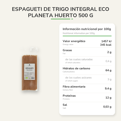 Información nutricional