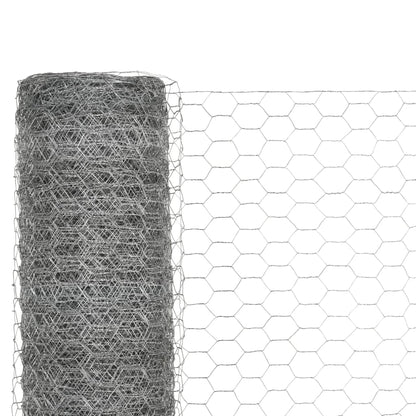 Alambrada De Gallinero Acero Galvanizado Plateado 25x1,5m / Vetonek_1