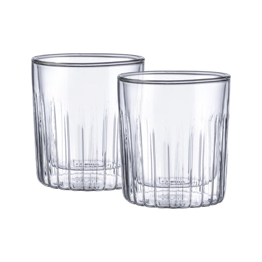 Set De 2 Vasos 300ml Mixology De Doble Pared En Borosilicato Masterpro_0