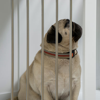 Pawhut Jaula Para Perros Medianos 2 En 1 Mesa Auxiliar Con 2 Puertas Blanco_3