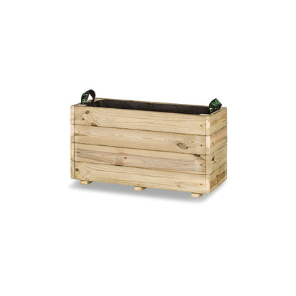 Jardinera De Madera Para Exterior 70x30x40 Cm Ghio Kd Hortalia_0