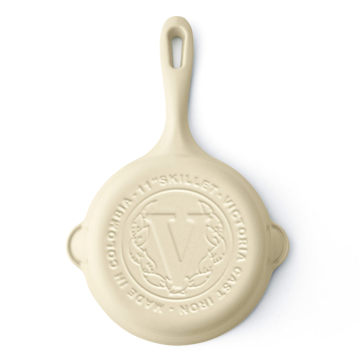 Victoria Sartén Hierro Fundido Esmaltado White Sable Inducción 14cm_4