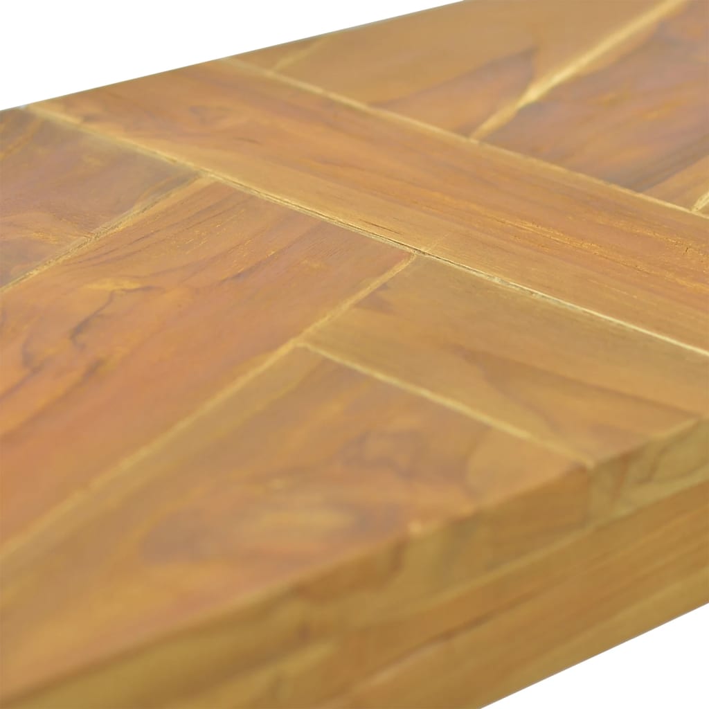 Mesa Consola De Madera Maciza De Teca 110x35x75 Cm_3
