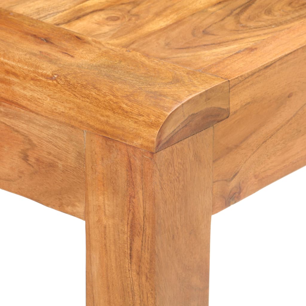 Mesa Consola Madera Maciza De Acacia Acabado Miel 110x40x76 Cm_3