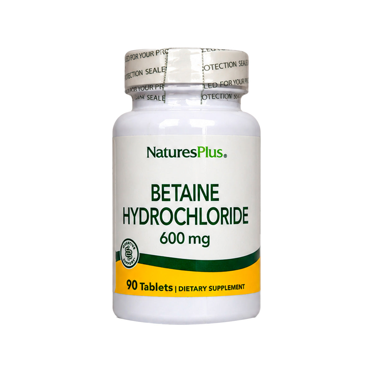 Betaína HCl 600 mg Nature's Plus 90 comprimidos