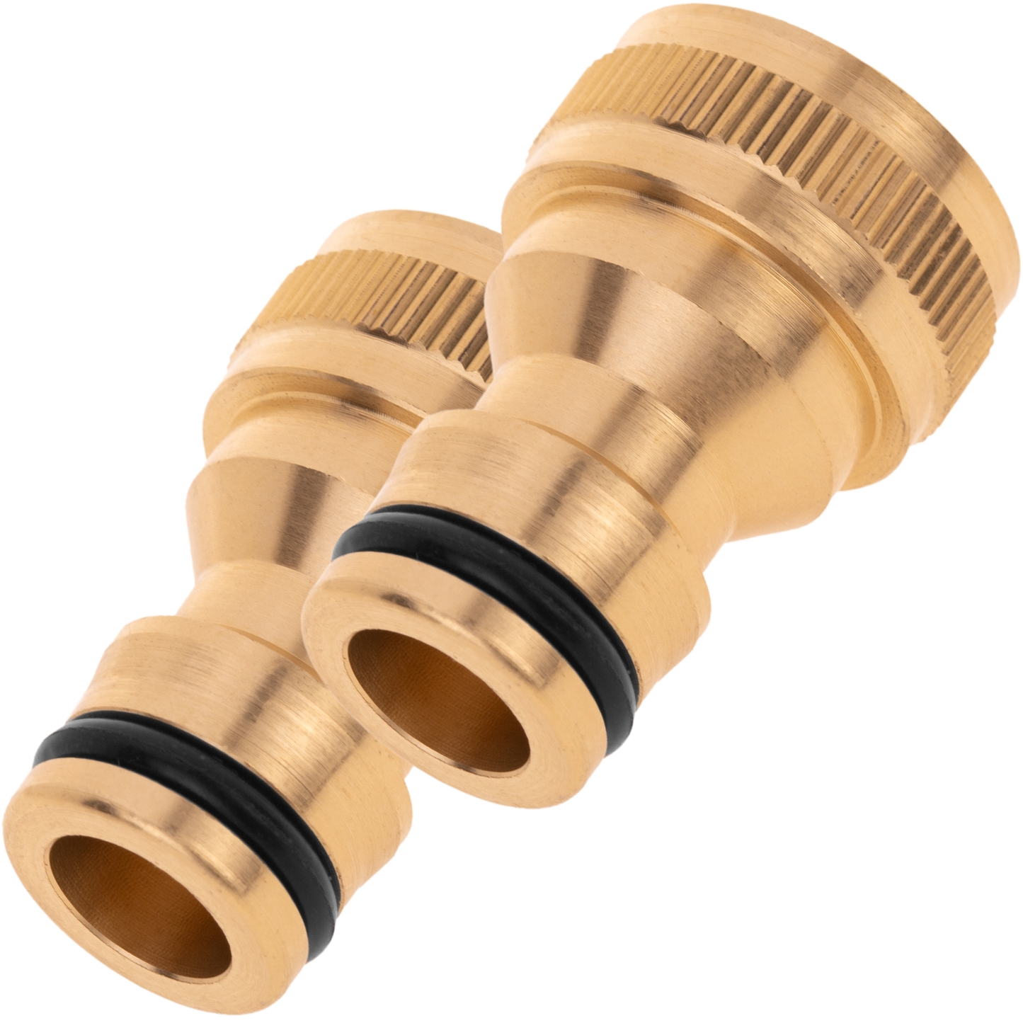 Pack De 2 Unidades Adaptador De Grifo Con Rosca Hembra De 1/2“ De Latón_0