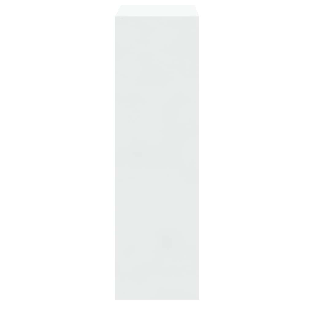 Vidaxl Mueble Zapatero Madera Contrachapada Blanco Brillo 63x24x81 Cm_5