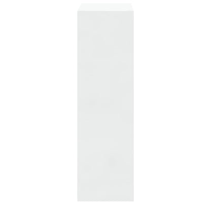 Vidaxl Mueble Zapatero Madera Contrachapada Blanco Brillo 63x24x81 Cm_5