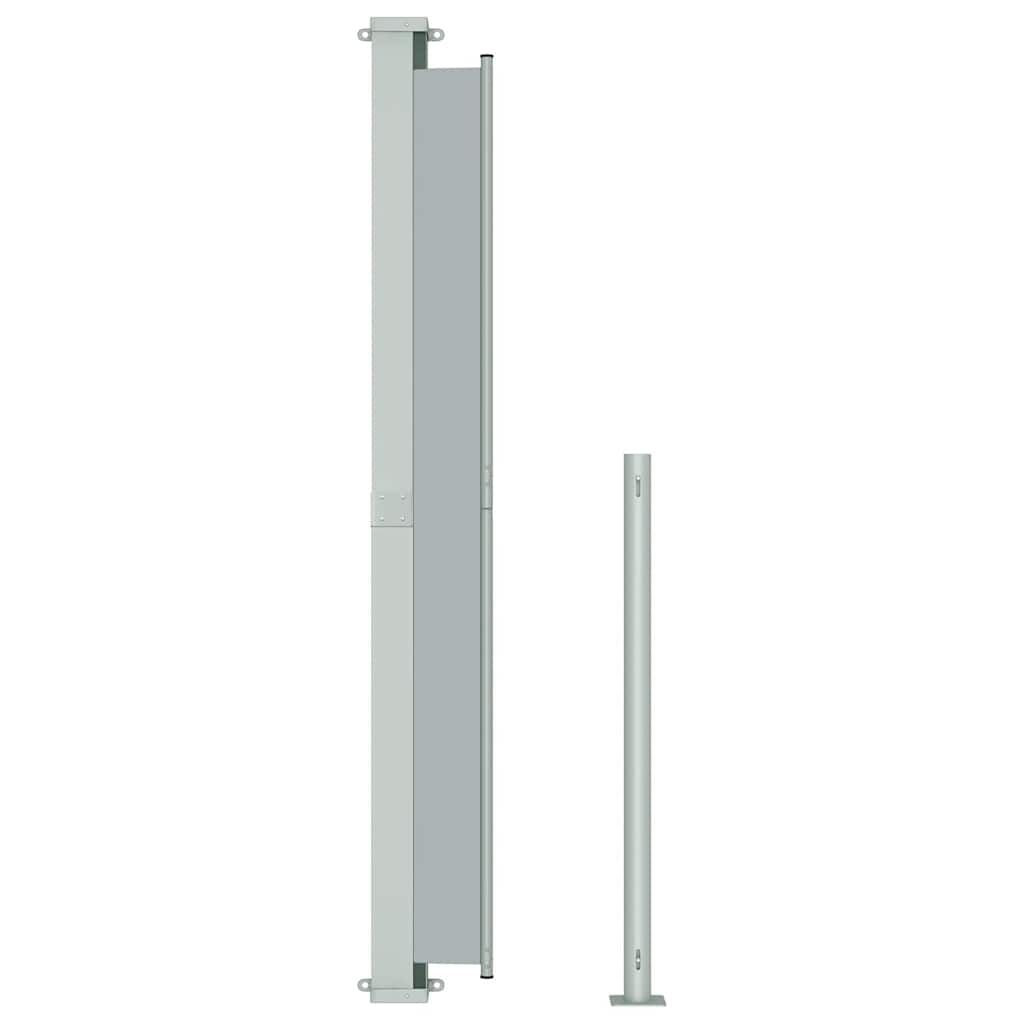 Vidaxl Toldo Lateral Retráctil Para Patio Gris 200x500 Cm_4