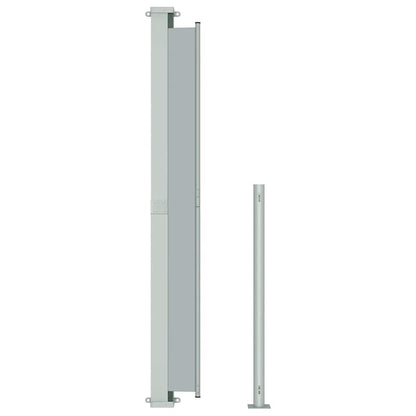 Vidaxl Toldo Lateral Retráctil Para Patio Gris 200x500 Cm_4