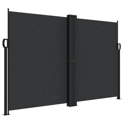 Toldo Lateral Retráctil Negro 160x1000 Cm_0