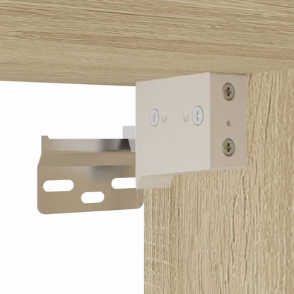 Juego De Muebles De Baño 5 Pzas Madera Ingeniería Roble Sonoma / Vetonek_1