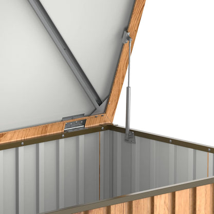 Arcon Duramax Metalico.  195 X 95 X 94,4 Cm. Color Imitacion Madera.  1450 L._2