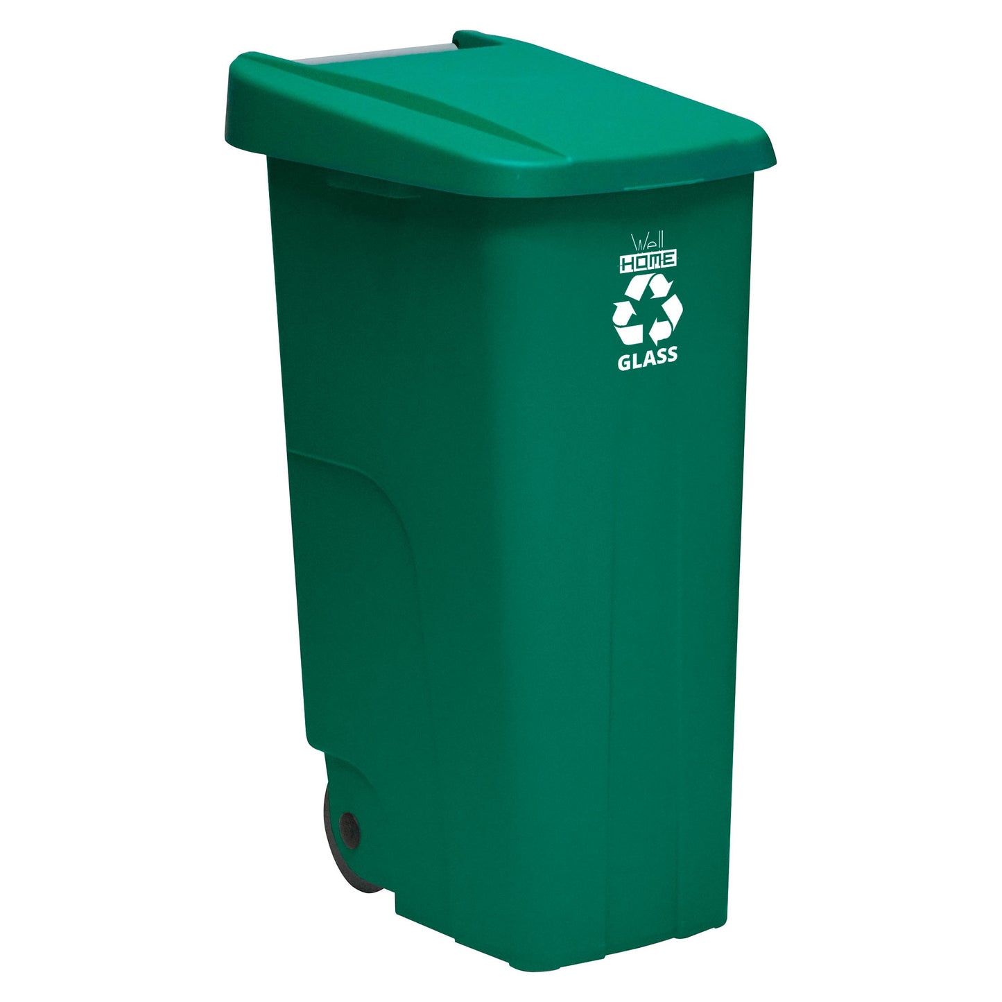 Pack Reciclaje 4 Contenedores, Cubo De Basura Wellhome Reciclo 110l/u - Azul/verde/amarillo/marrón_3