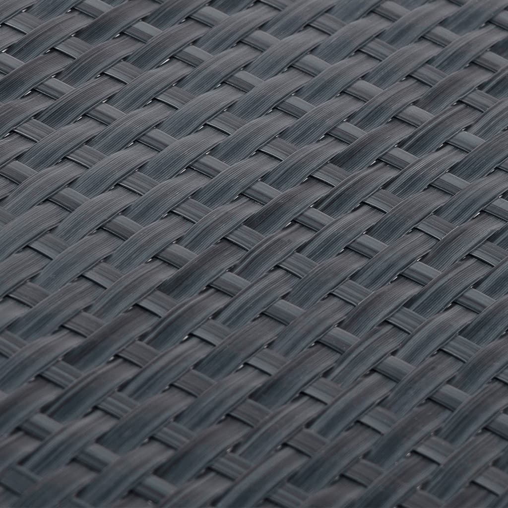 Toldo Para Balcón Ratán Sintético Gris Antracita 500x80 Cm / Vetonek_3