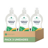 Pack 3xLavavajillas Manual Té Verde ECO  Planeta Huerto 750ml
