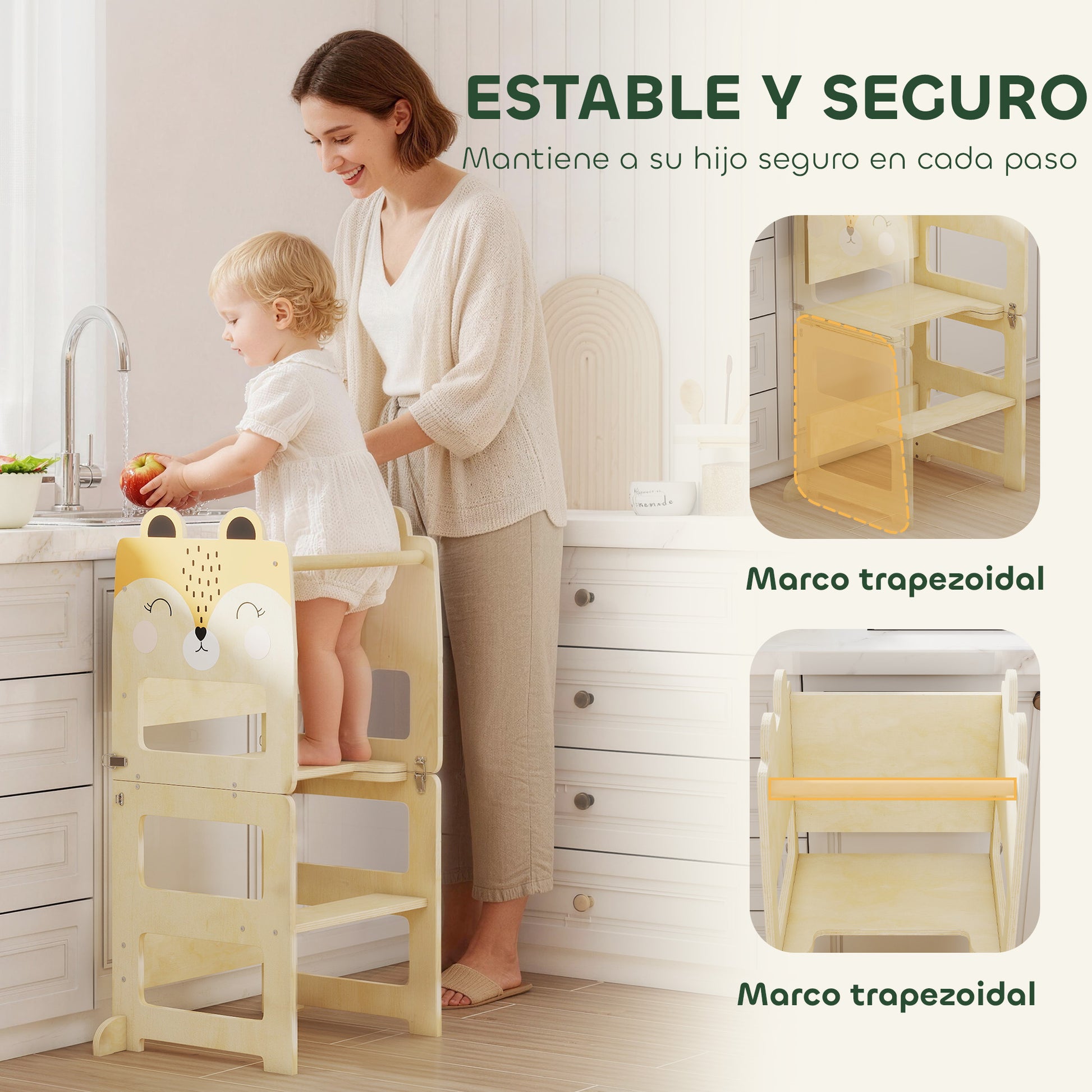 Aiyaplay Torre De Aprendizaje 3 En 1 Plegable_4