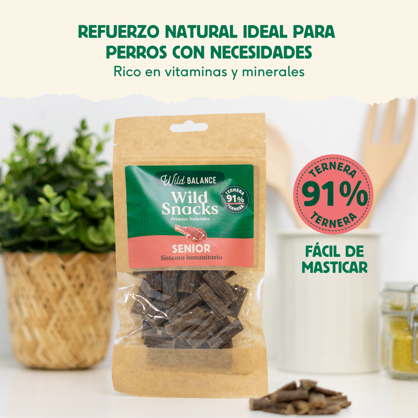 Wild Snacks Senior Sistema inmunitario Wild Balance