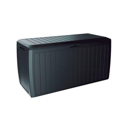 Baul De Jardin 290 Litros Prosperplast Boxe Board De Plastico En Color Antracita 116,6 X 47 X 59,5 Cm_0