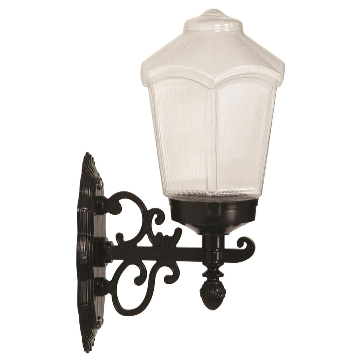 Aplique De Pared Faro Para Exterior, Abs , Negro, 26x20x43, Casquillo E 27 Max 60 W_0