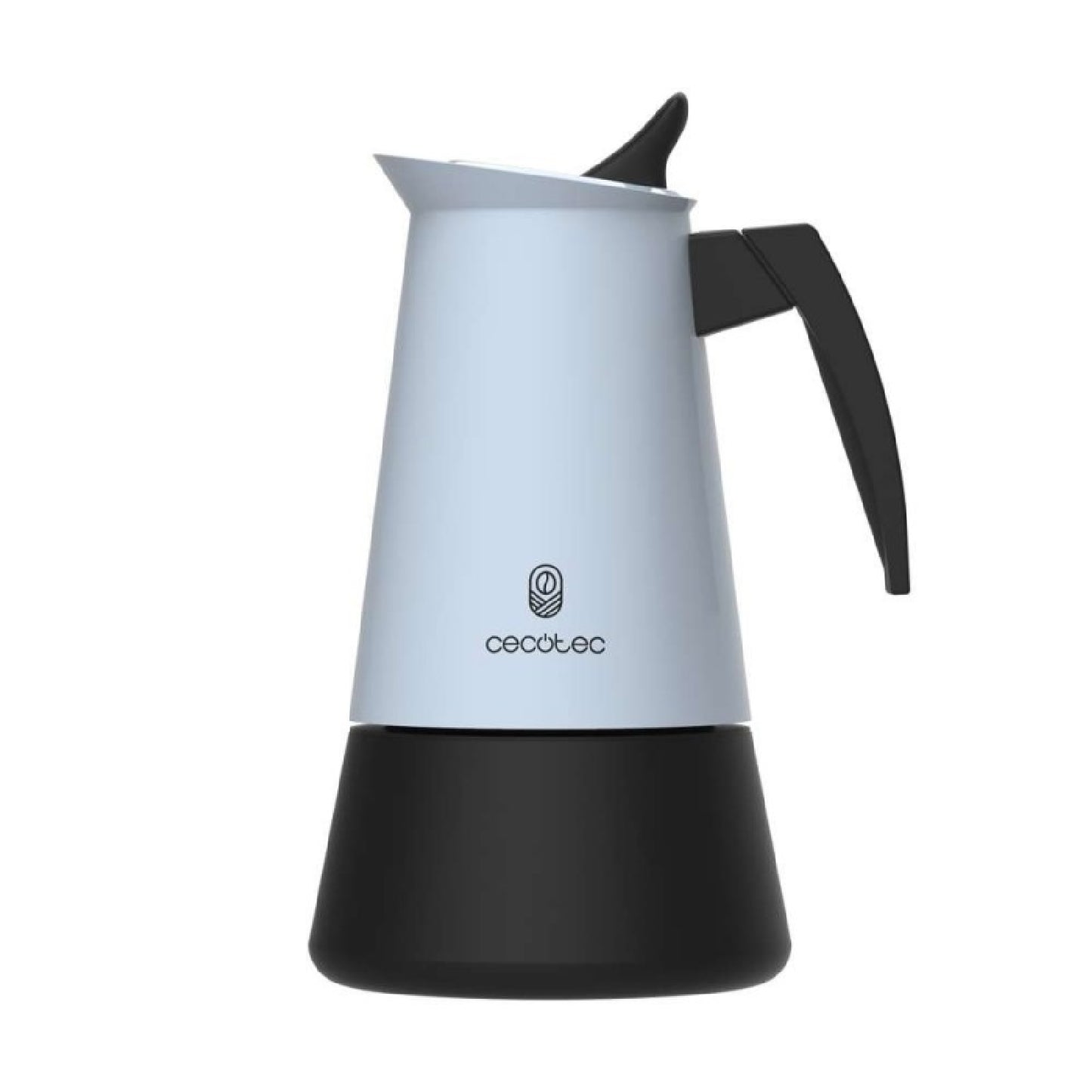 Cecotec Cafetera Italiana Piccolina 900 Blue. 450ml, 10 Tazas De Café, Acero Inoxidable, Apta Todas Superficies, Filtro_1