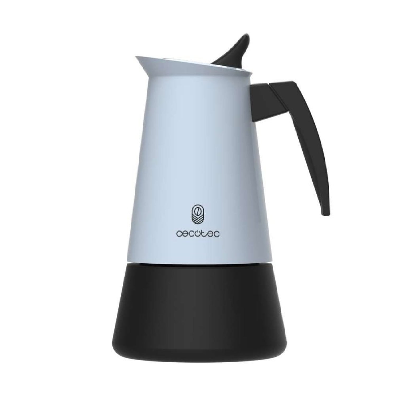Cecotec Cafetera Italiana Piccolina 600 Blue. 300ml, 6 Tazas De Café, Acero Inoxidable, Apta Todas Superficies, Filtro P_1
