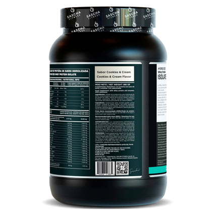 Proteína Whey Sabor Cookies - Sascha Fitness España
