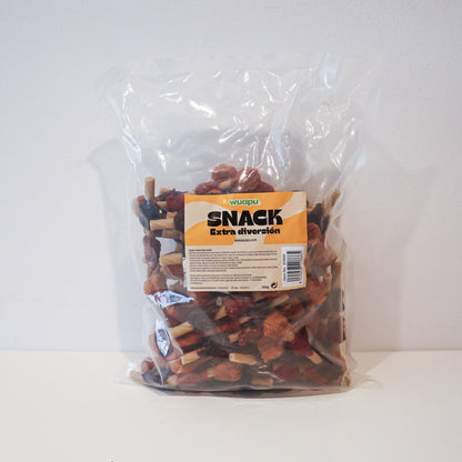 Snack Barbacoa Para Perro Brocheta De Pollo Y Pato Wuapu (1kg-63ud)_4