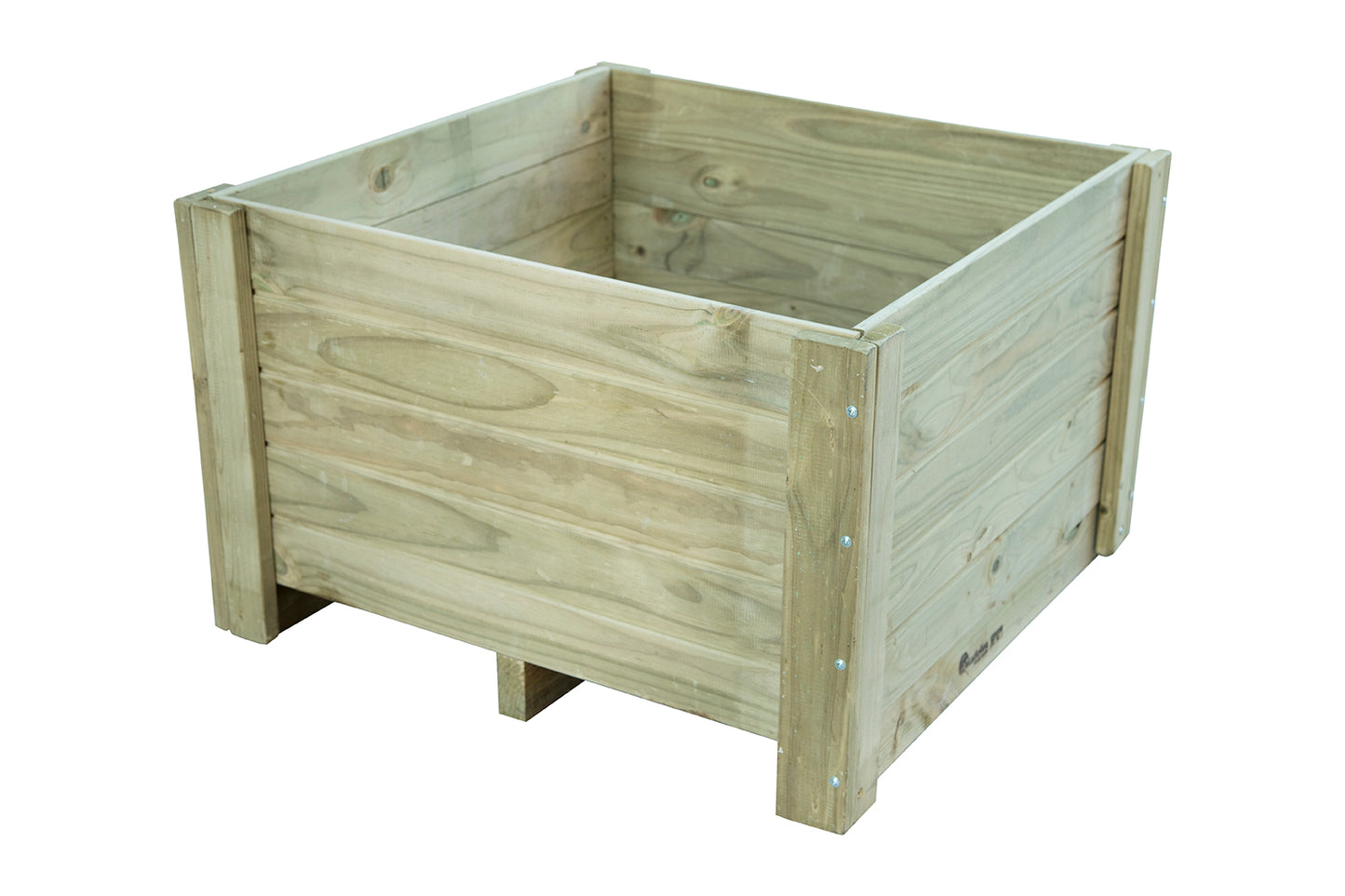 Macetero Cuadrado De Madera 80x80x63 Cm Elche Autoclave - Madelea..