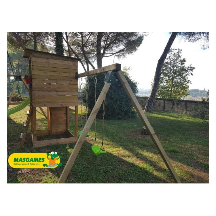 Parque Infantil Masgames Taga L Con Columpio Pared De Escalada._3