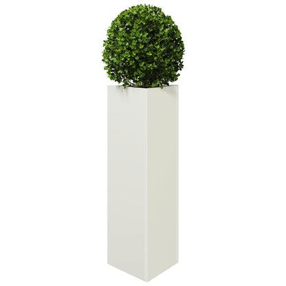 Jardineras Triangulares 2 Uds Acero Negro 30x26x75 Cm_3