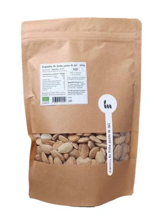 Almendra No Frita Sin Piel Y Sal Eco (400g)._0