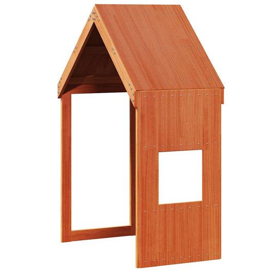 Techo De Cama Infantil Madera Maciza Pino Marrón 55x99x139,5 Cm_0