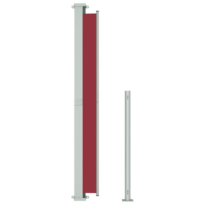 Vidaxl Toldo Lateral Retráctil Para Patio Rojo 200x300 Cm_4