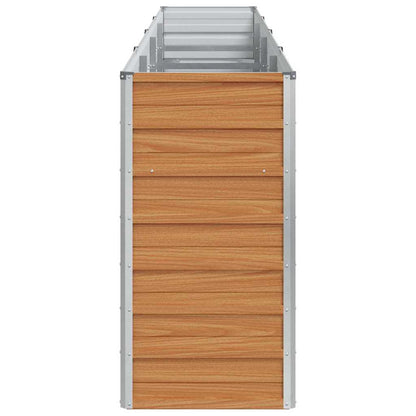 Arriate Elevado Marrón Claro 320 X 40 X 77 Cm Acero Galvanizado_5
