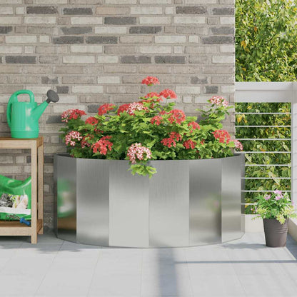Jardinera Plateado 120 X 60 X 50 Cm Acero Galvanizado_1