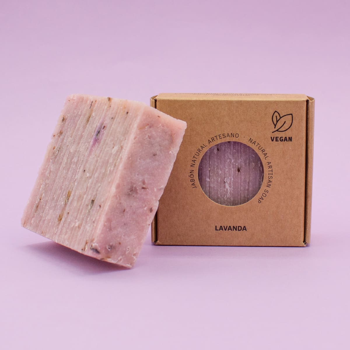 Jabón Natural Lavanda Premium Labnatur 100 g | Relajante | Aromaterapia | Limpieza Suave_2