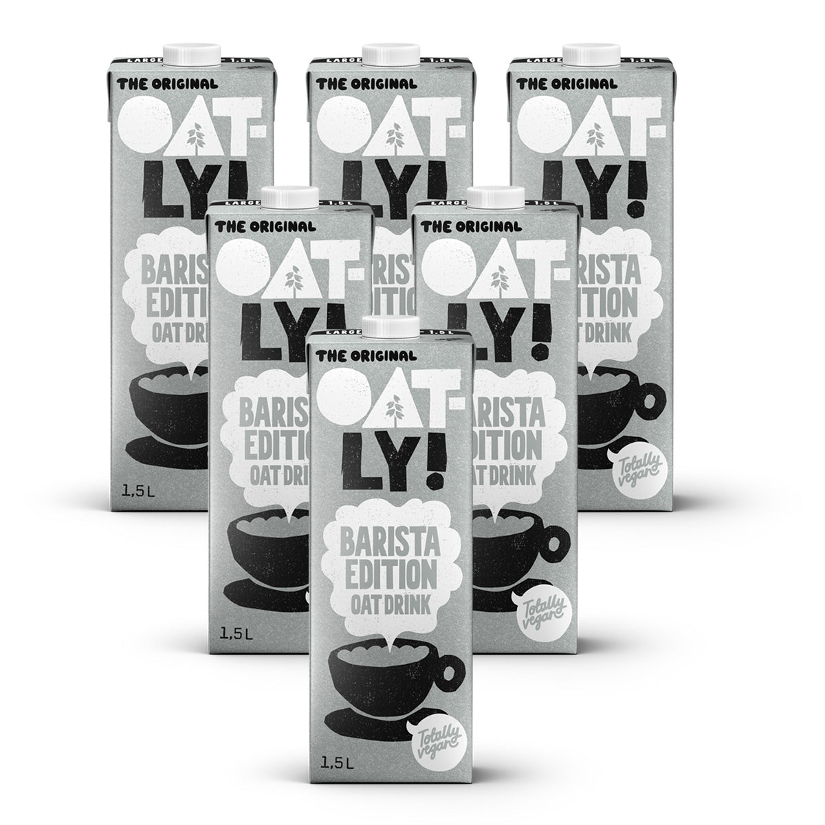 Pack 6x Bebida Avena Barista Oatly 1,5 L