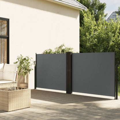 Vidaxl Toldo Lateral Retráctil Gris Antracita 140x1000 Cm_1