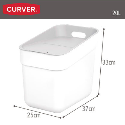 Curver Cubo De Reciclaje Ready To Collect 20l Blanco_3