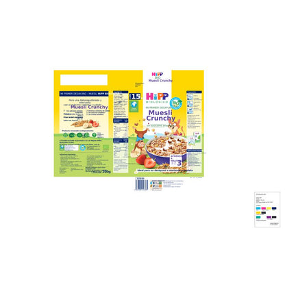 Pack x 2 Muesli Crunchy para niños Bio +15 meses HiPP 200 g