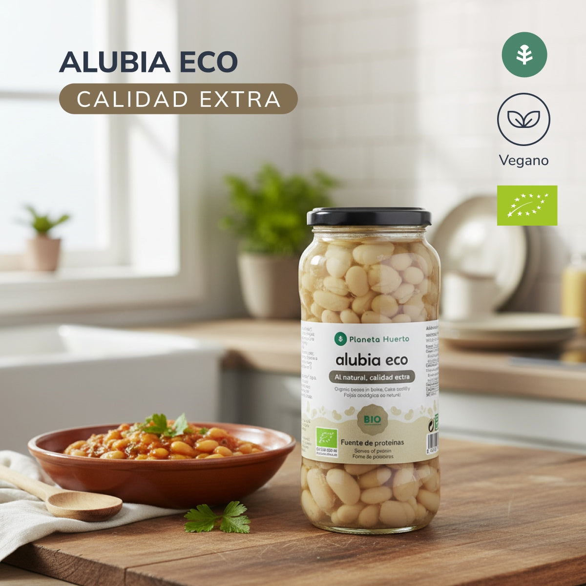 Alubia Cocida ECO Planeta Huerto 580 ml