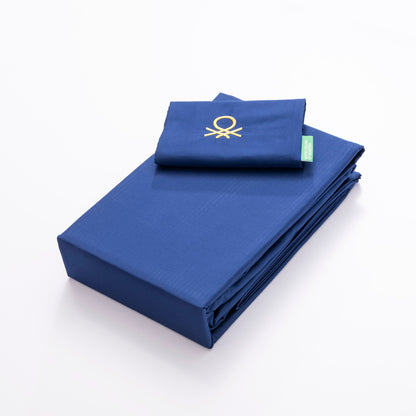 Set 3pzs Sabana Individual: Sabana Plana(160x240cm C/ Dobladillo Simple 5cm) + Sabana Bajera (90x200+30cm Flap) + 1 Funda De Almohada (45x115cm) 100%_1
