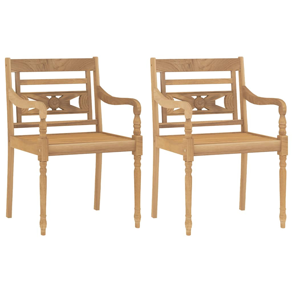 Vidaxl Juego De Comedor Para Jardín 3 Pzas Madera Maciza De Teca_3