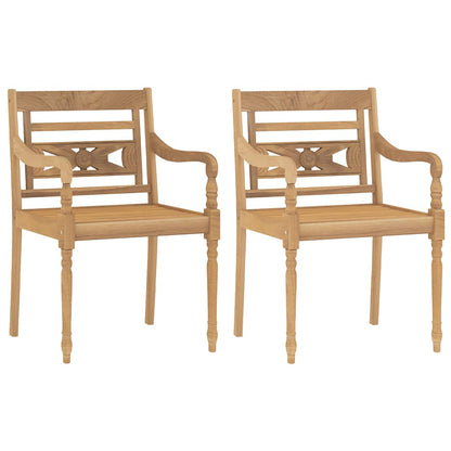 Vidaxl Juego De Comedor Para Jardín 3 Pzas Madera Maciza De Teca_3
