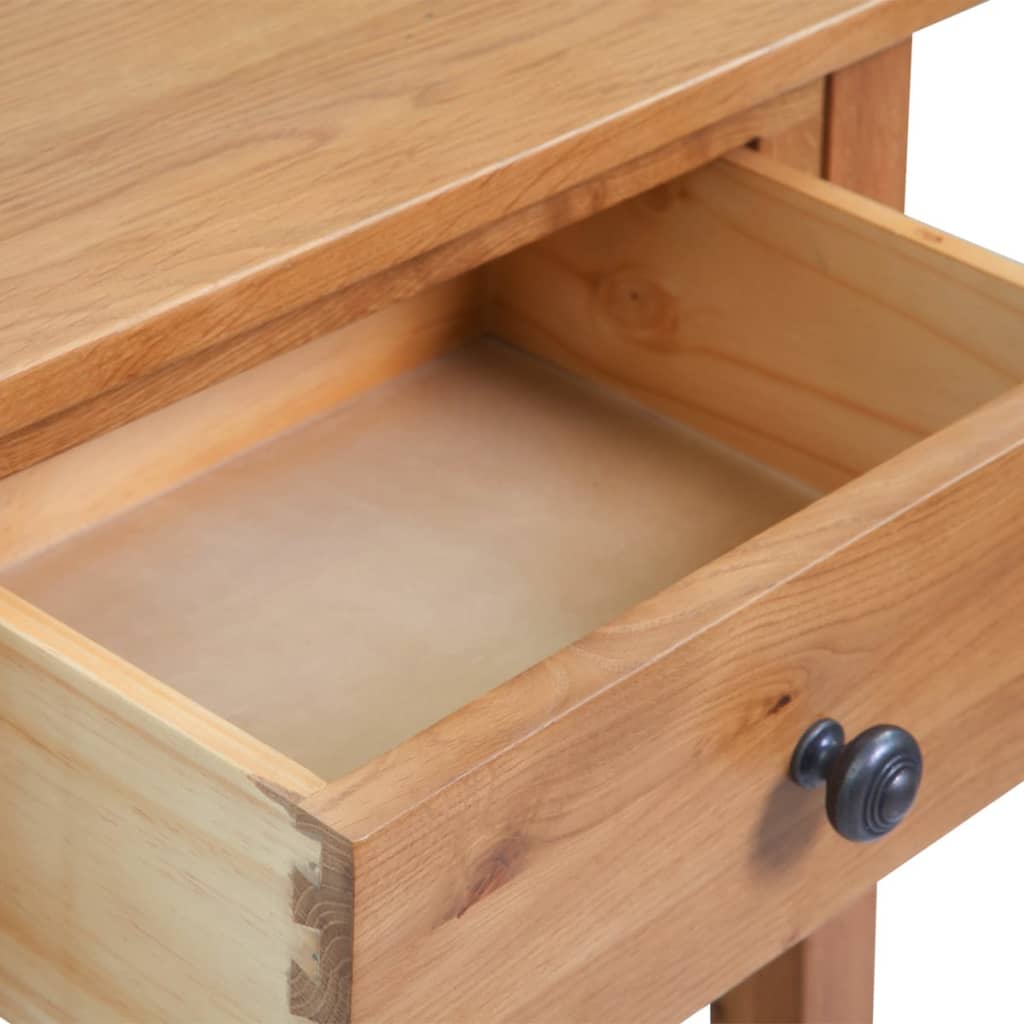 Mesa Consola De Madera De Roble Maciza 50x32x75 Cm_3