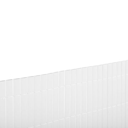 Cañizo Pvc E-plus D/c Blanco - Ideal Para Cerramientos Y Decoración 2x3 M / Multicolor_1