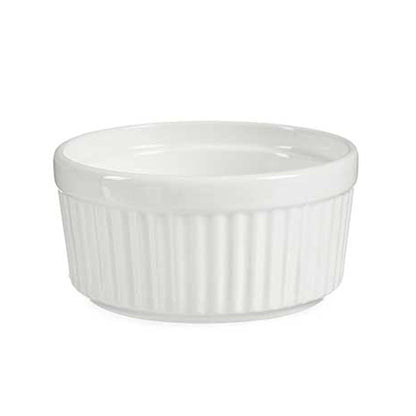 Set 4 Bols Redondo Blanco Con Estante Me Colección Vessia