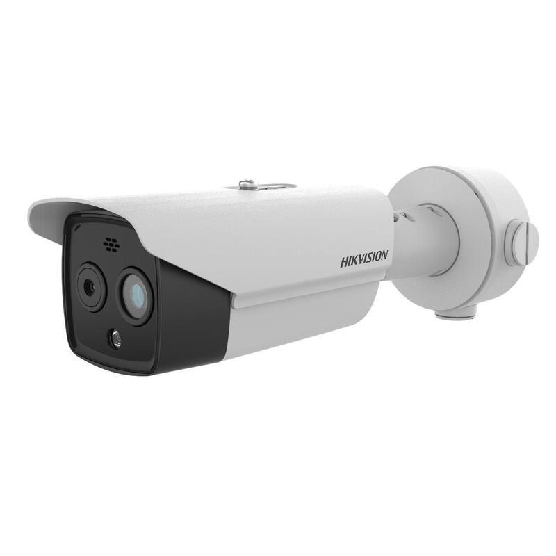 Cámara Bullet Ip Térmica/ Óptica 2688×1520 / 256×192 Perimetral Prevención Incendios Ir30 Wdr120 3.6/4.3 Mm Alarma/audio Hikvisi_0
